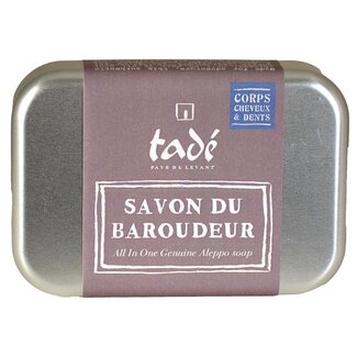 Tade Tade travel tin with Aleppo soap 90g