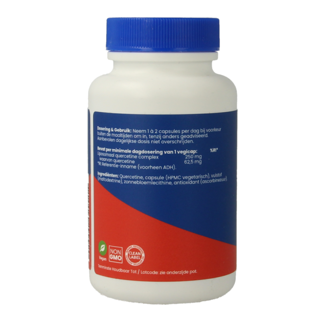 OrthoVitaal Quercetin 250mg Liposomal 60 Vegetarian Capsules