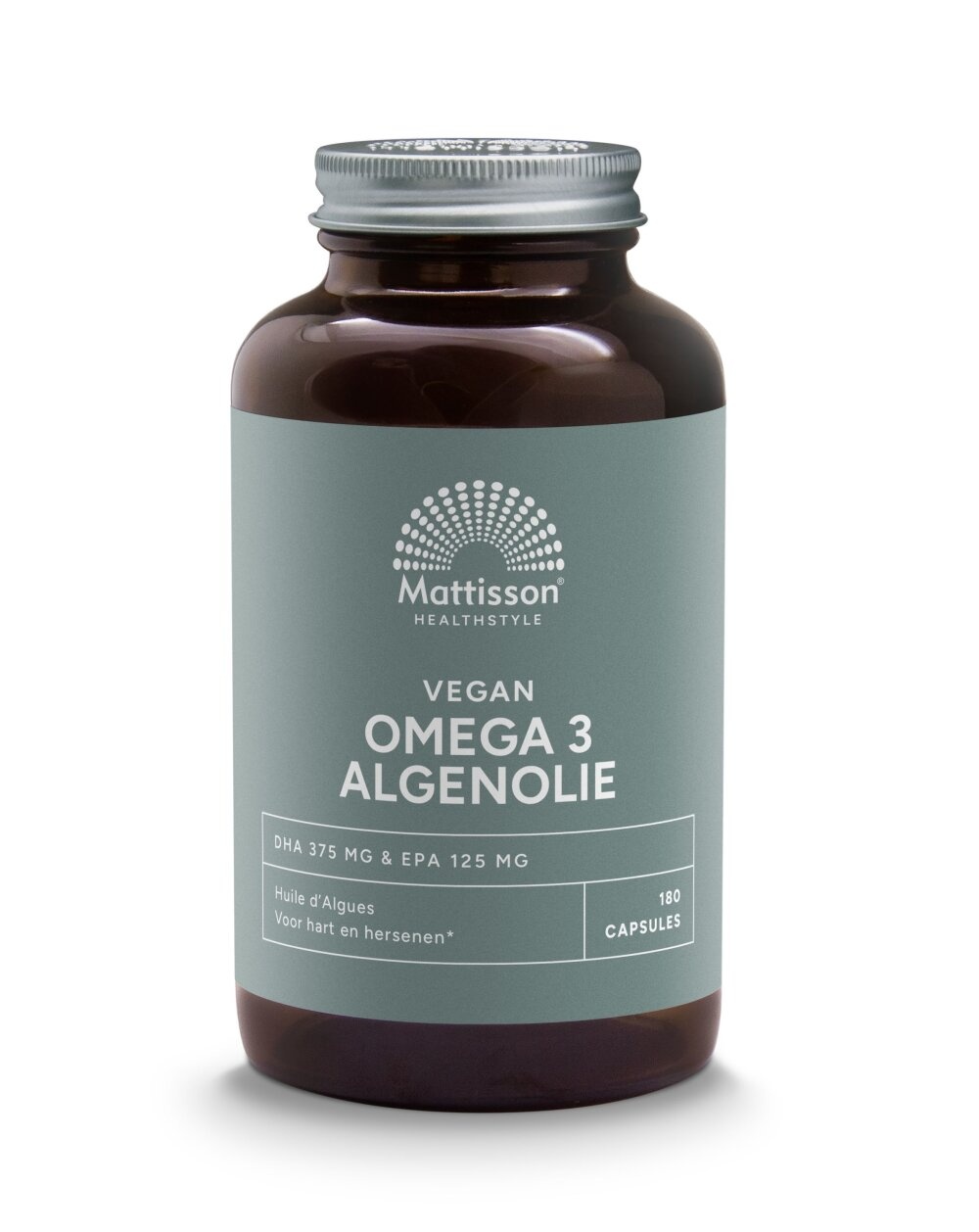 Mattisson Olio di Alghe Omega 3 Vegano: DHA 375mg EPA 125mg