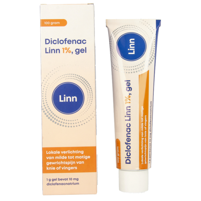Diclofenac gel 1% 100 gramos