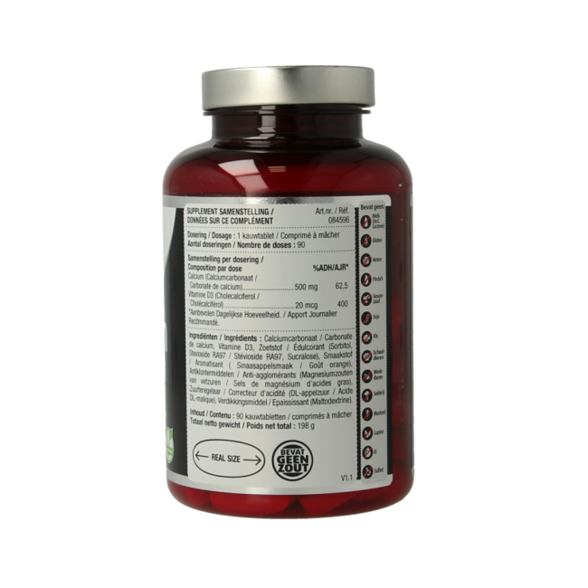 Lucovitaal Calcium 500mg + D3 20mcg 90 Kautabletten