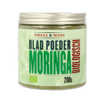 Omega & More Omega & More Moringa en polvo bio 200 Gramos