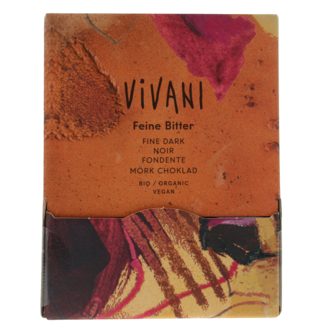 Vivani Vivani Chocolate naps dark 5 gram organic 200 Pieces