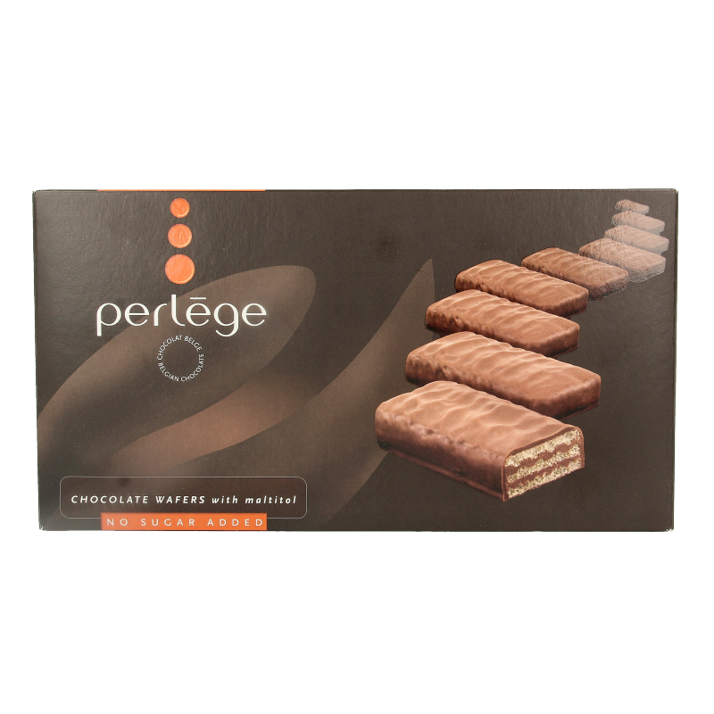 Perlege Wafer al Cioccolato Perlege con Maltitolo 180 Grammi