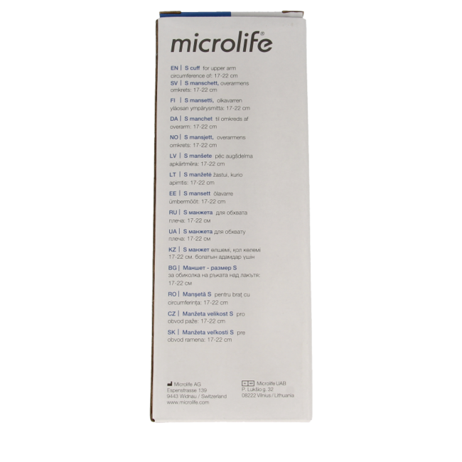 Microlife Manschette Soft Oberarm Größe S (17-22) 1 Stück