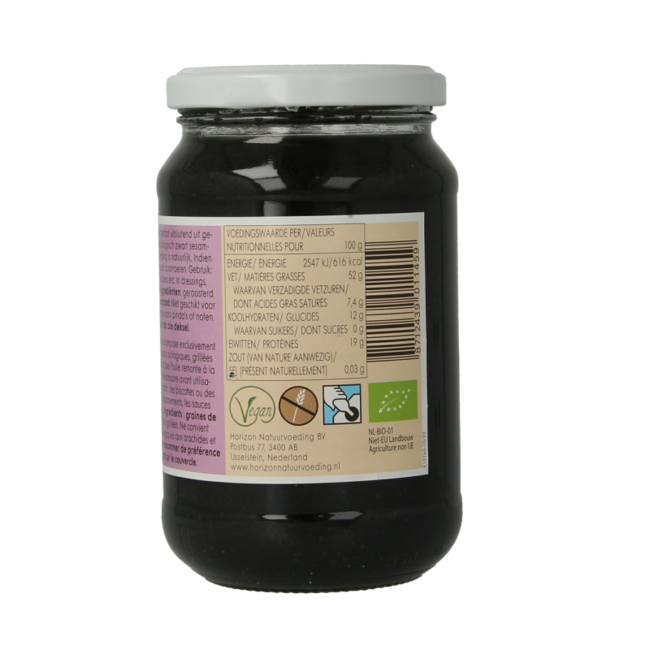 Horizon Schwarzes Tahini Bio 350 Gramm