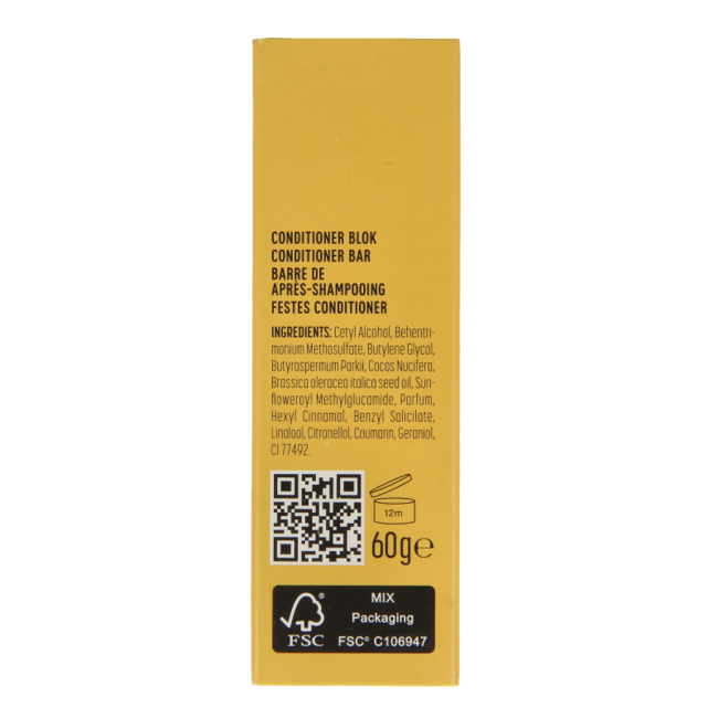 Marcel's Green Soap Acondicionador sólido de vainilla y flor de cerezo 60 g