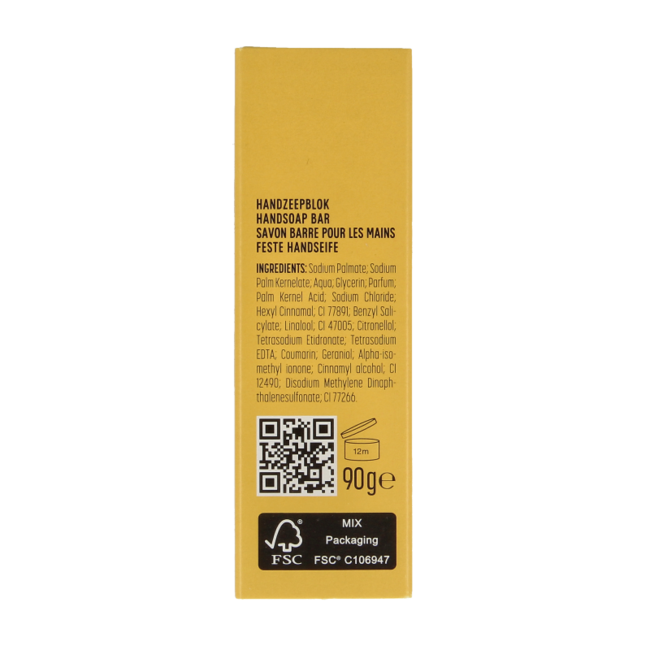 Marcel's Green Soap Pastilla de jabón de manos vainilla y flor de cerezo 90 Gramos