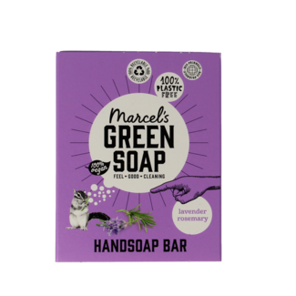 Marcel's Green Soap Marcel's Green Soap Mydło w kostce do rąk lawenda i rozmaryn 90 Gram