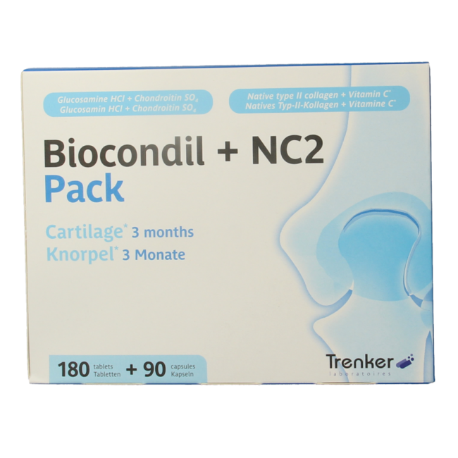 Biocondil 180 Tabletten + NC2 90 Kapseln Packung 1 Set