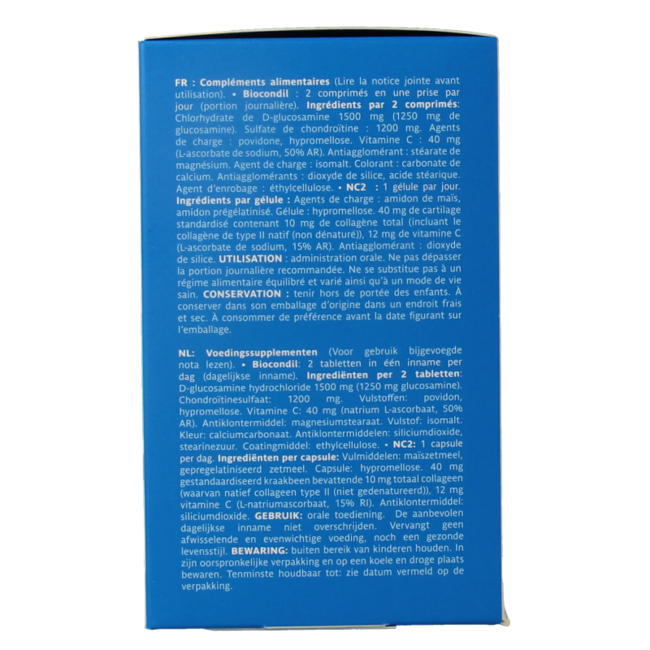 Biocondil 180 comprimidos + NC2 90 cápsulas pack 1 Set