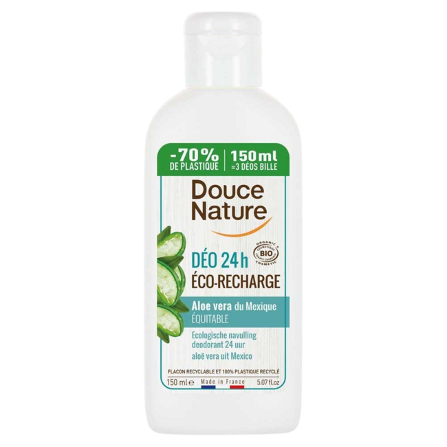 Douce Nature Deodorant aloe vera refill 150 Millilitres