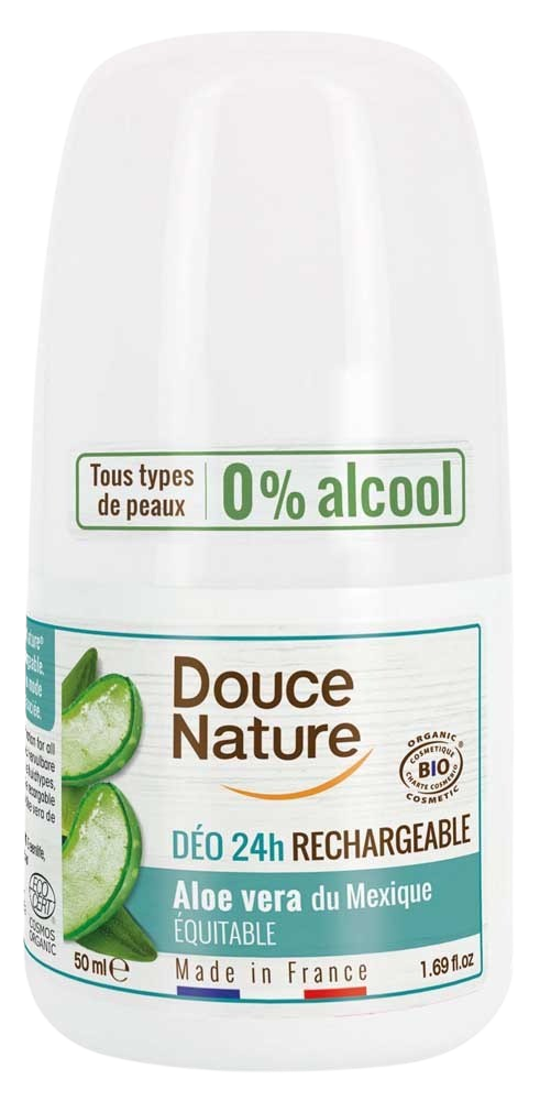 Douce Nature Deodorant roll on aloe hervulbaar 50 Gram