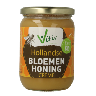 Vitiv Vitiv Creme honing bio 700 Gram