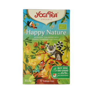 Yogi Tea Yogi Tea Happy nature organic 17 bags