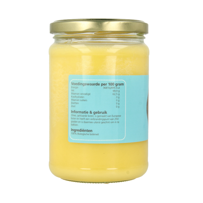 Ghee mantequilla clarificada bio 500 gramos