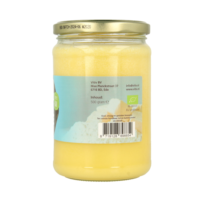 Ghee mantequilla clarificada bio 500 gramos