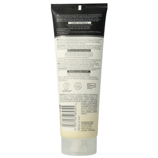 John Frieda Conditioner profiller+ thickening 250 Milliliter