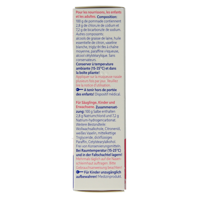Nasal ointment baby/toddler 10 Gram