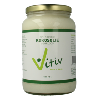 Vitiv Vitiv Aceite de coco sin olor bio 1700 mililitros