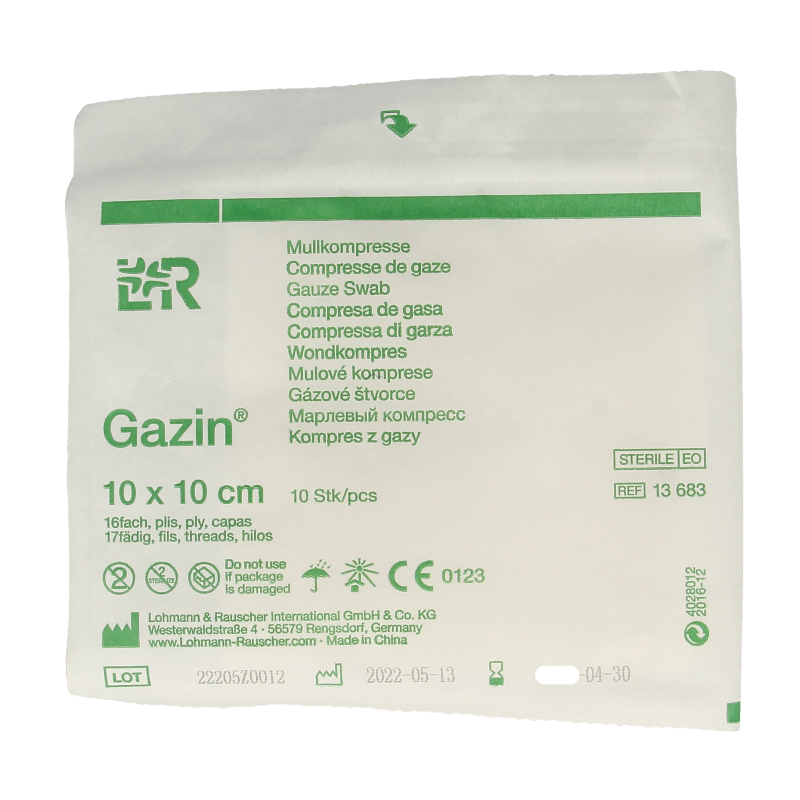 Garze Sterili Gazin 10x10 cm: Cura e Igiene Ferite