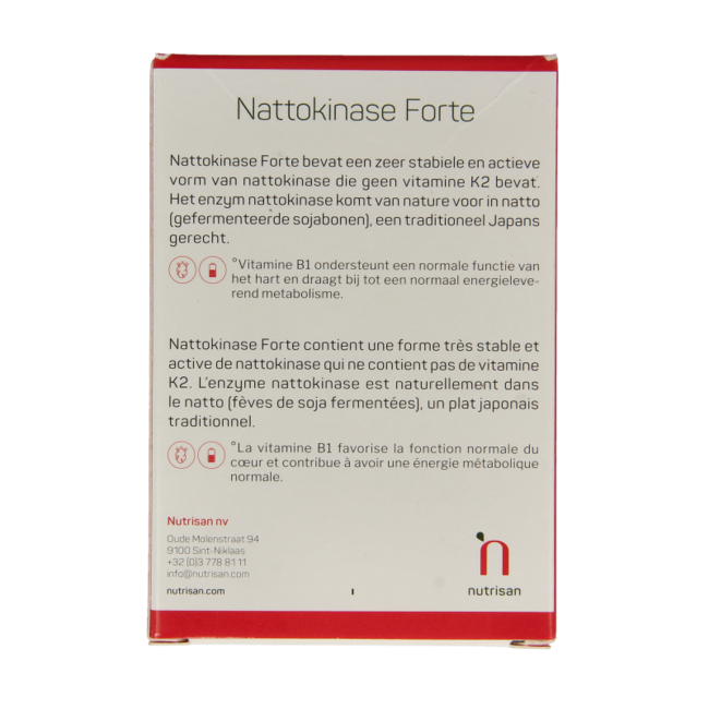 Nutrisan Nattokinase forte 60 gélules