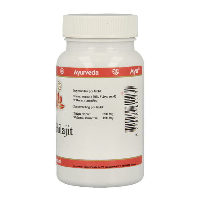 Ayurveda BR Ayu-ashwa-shilajit 60,00 comprimidos