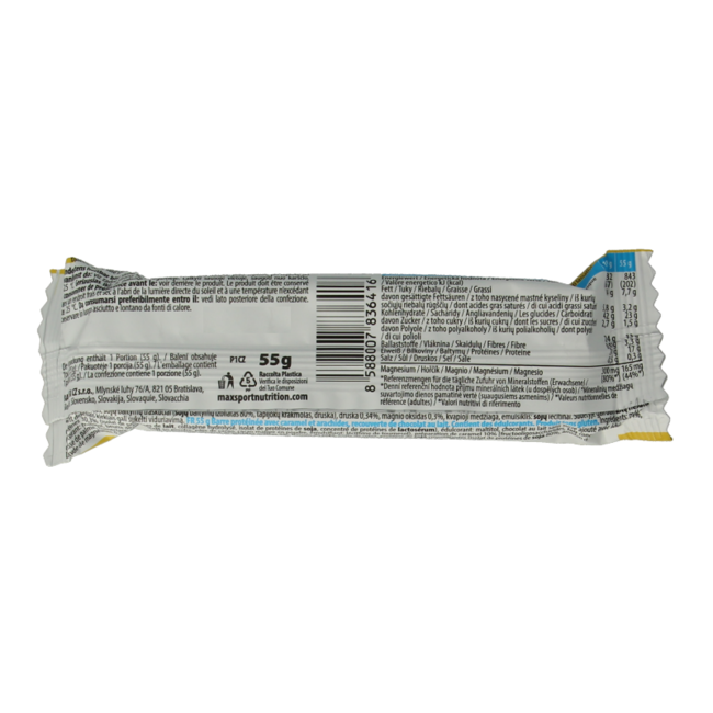 Barrita Max Sport Protein Infinity caramelo salado y cacahuete 55 gramos