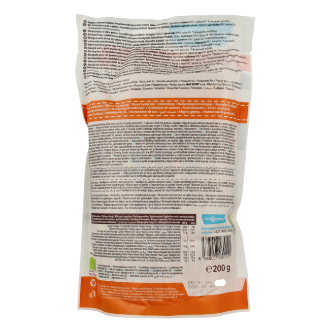 Max Sport Protein pasta quinoa fettucine 200 Gramm