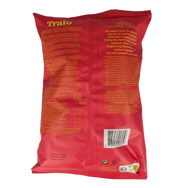 Trafo Chips handcooked sweet chili bio 125 Gram