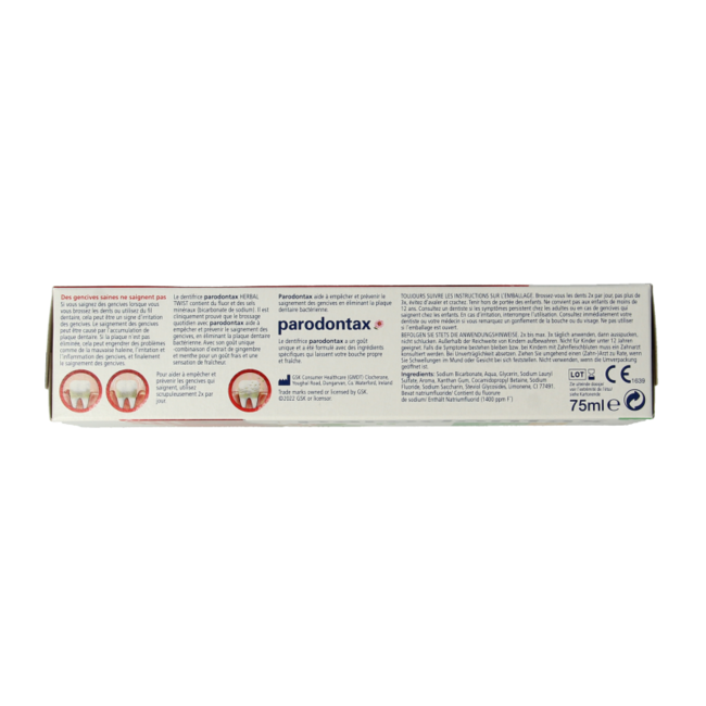 Parodontax Herbal Twist 75 mililitros