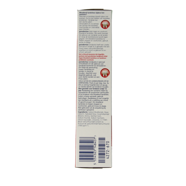 Pasta de dientes Parodontax Blanqueante 75 mililitros