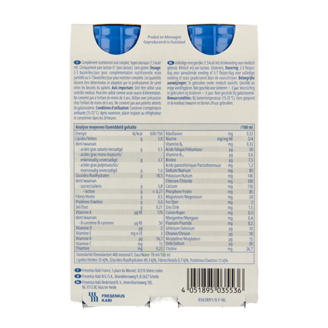 Fresubin Energy Drink Schokolade 200 ml, 4 Stück