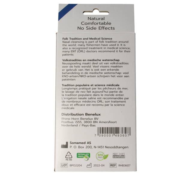 Rhino Horn Nasal Irrigator Blue 1 Piece