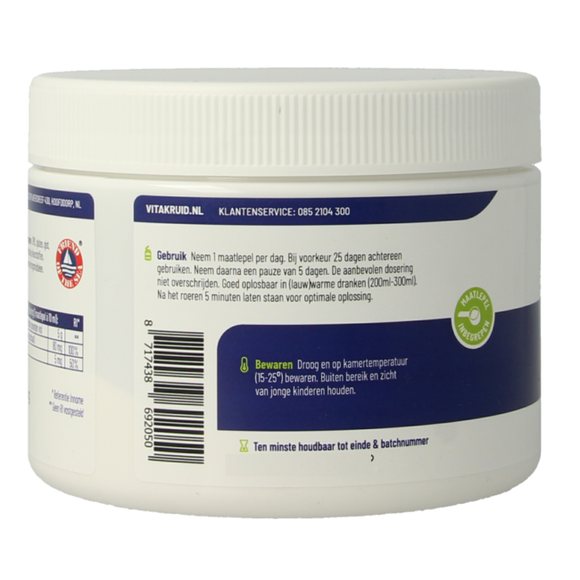 Colágeno de pescado 99% colágeno puro vitamina C y zinc 130 gramos
