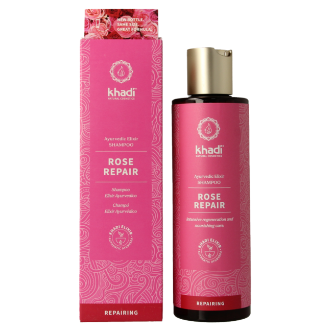 Khadi Ayurvedisches Elixier Shampoo Rose Repair 200 Milliliter