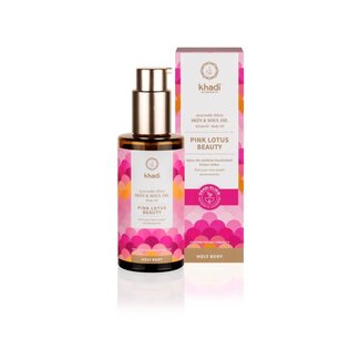 Khadi Khadi Olio Corpo Sacro Ayurvedico Loto Rosa 100 Millilitri