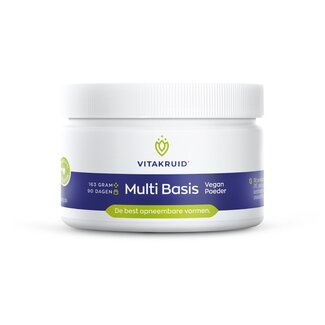 Vitakruid Multi Basis Vegan poudre avec formes naturelles 163 grammes