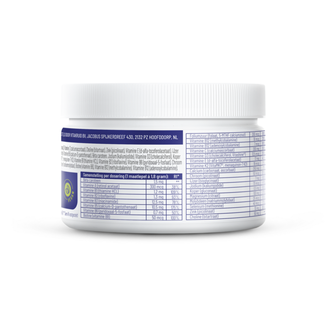 Multi Basis Vegan poudre avec formes naturelles 163 grammes