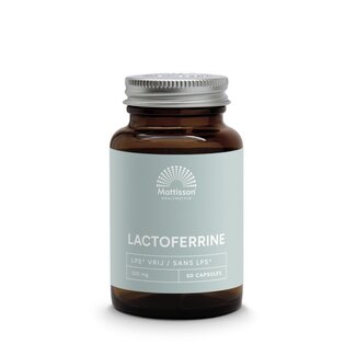 Mattisson Mattisson Lactoferrina 95% 300mg 60 Cápsulas vegetarianas