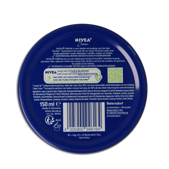 Nivea creme 150 mililitrów
