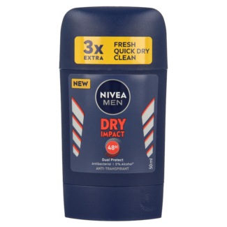 Nivea Nivea Men Dry Impact Deodorant Stick 50 Milliliter