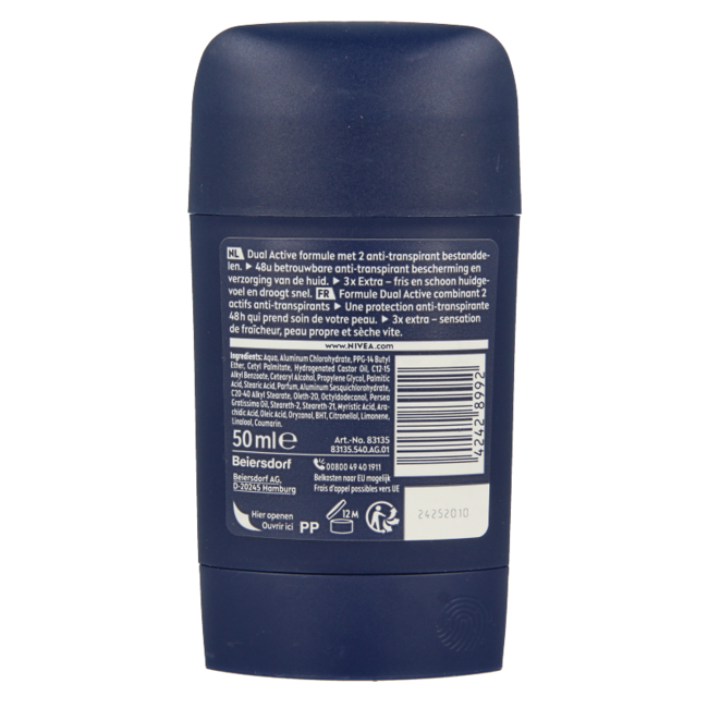 Nivea Men deodorant dry stick impact 50 Millilitre