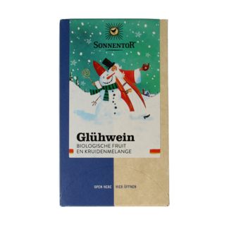 Sonnentor Gluhwein kruidenmix builtjes bio 18 Zakjes