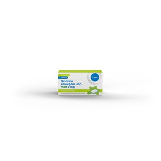 Linn Chicle de nicotina 2 mg menta 96 Unidades