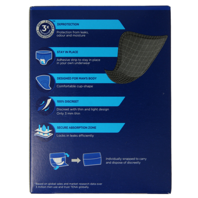 Man active fit extra light 14 Pieces