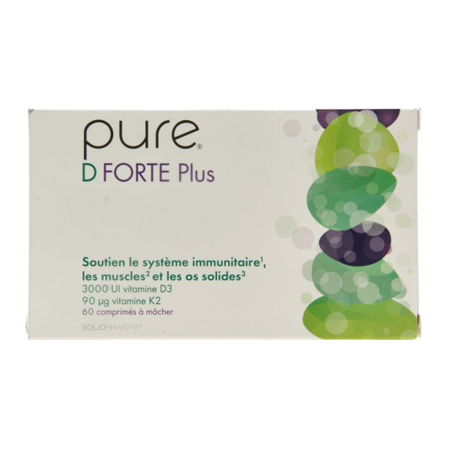 Pure D forte plus 60 Chewable Tablets