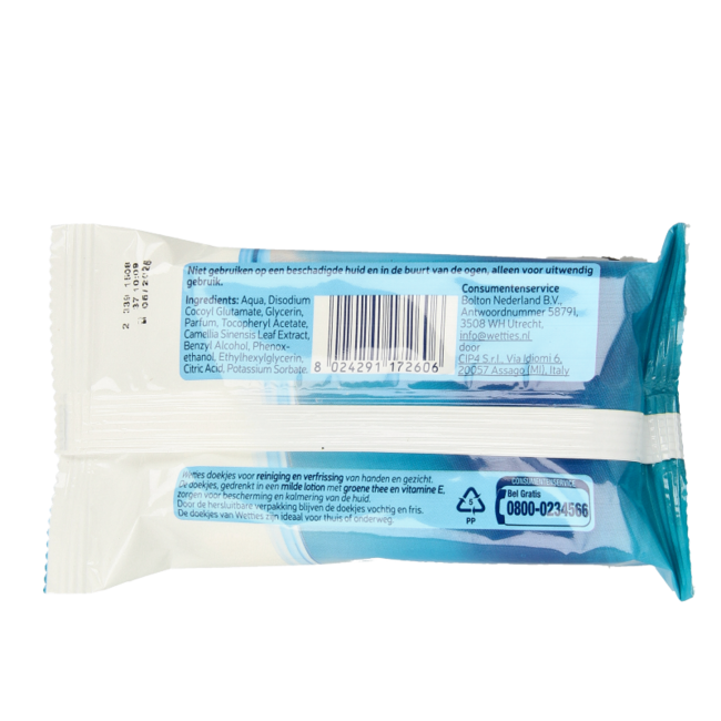 Chusteczki Wetties To go (15 sztuk)