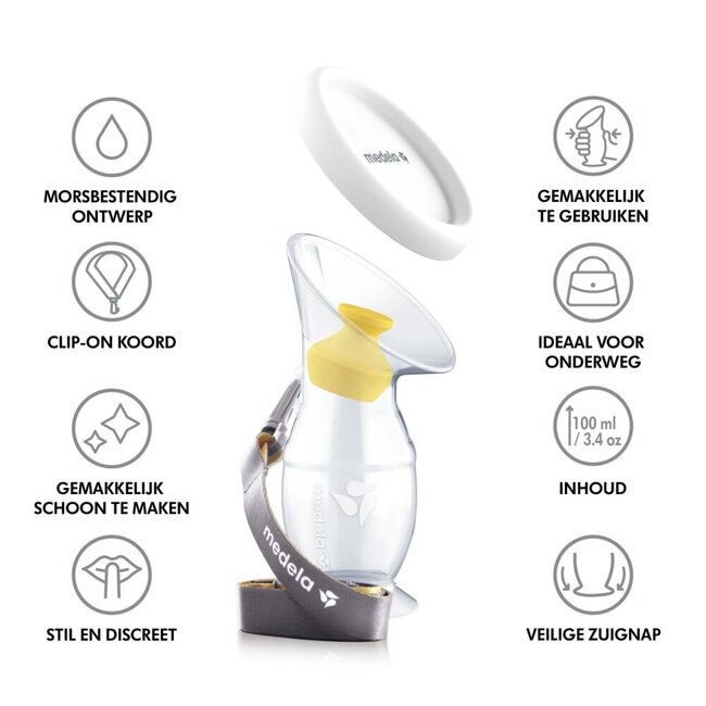 Collecteur de lait maternel en silicone 1 pièce