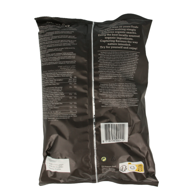 Trafo Chips handcooked zeezout & peper bio 125 Gram